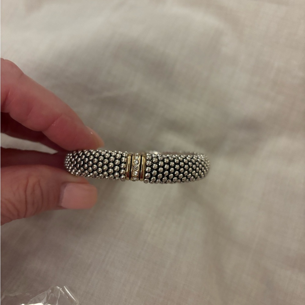 Elegant Silver and Gold Women's Bracelet